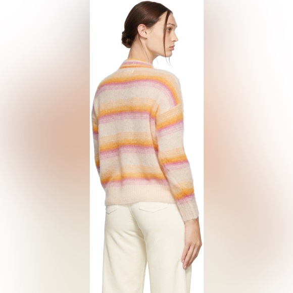 Isabel Marant Etoile mohair blend crewneck multicolor  sweater NWT - Picture 6 of 8